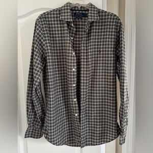 Polo by Ralph Lauren Grey with Black and White Plaid Shirt